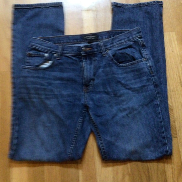 Mens Banana Republic Medium Wash Vintage Straight Jeans sz 33” x 34” - Picture 1 of 5